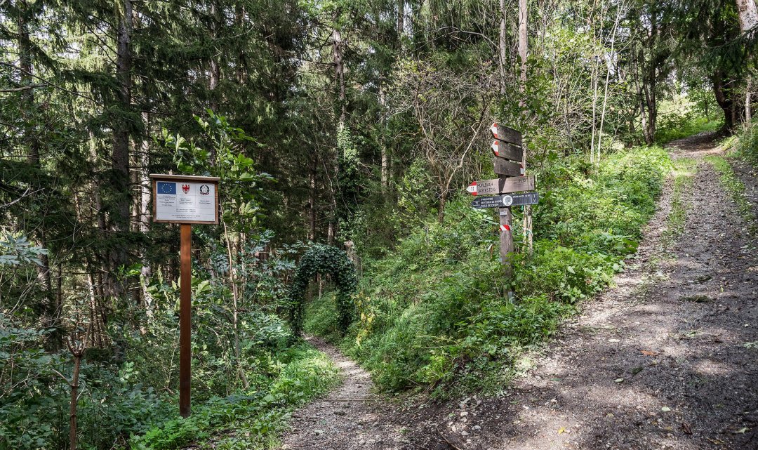 Ausbau des Jägersteigs in Rodeneck